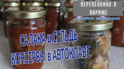 САЛАКА И СЕЛЬДЬ в АВТОКЛАВЕ