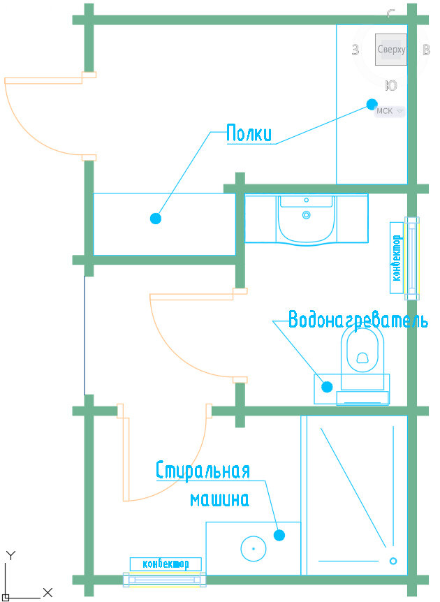 Варианты наполнения помещений