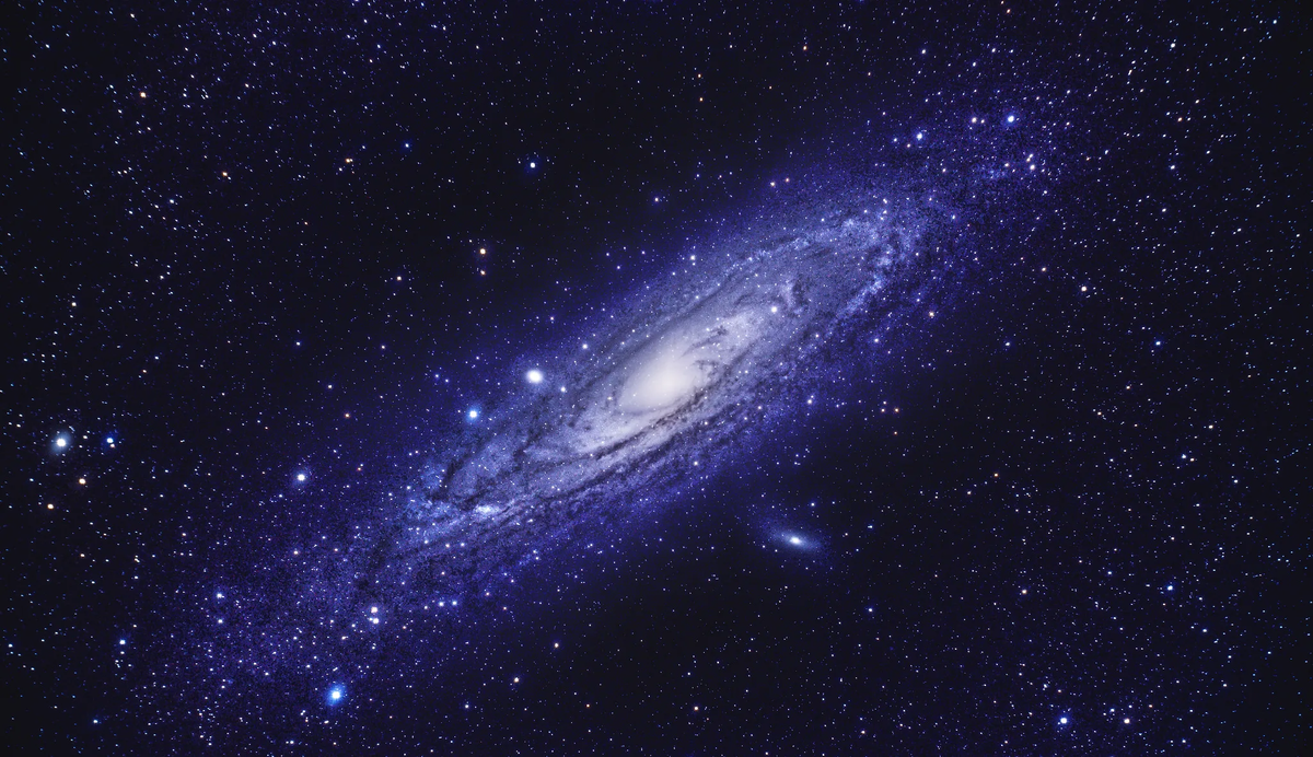 Галактика Туманность Андромеды. Фото из свободных источников. 