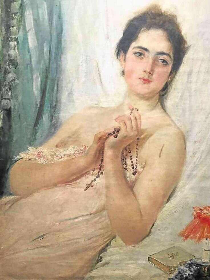 «Портрет Пас Пардо де Траверы (Портрет Леди)» – Хуан Луна, XIX век