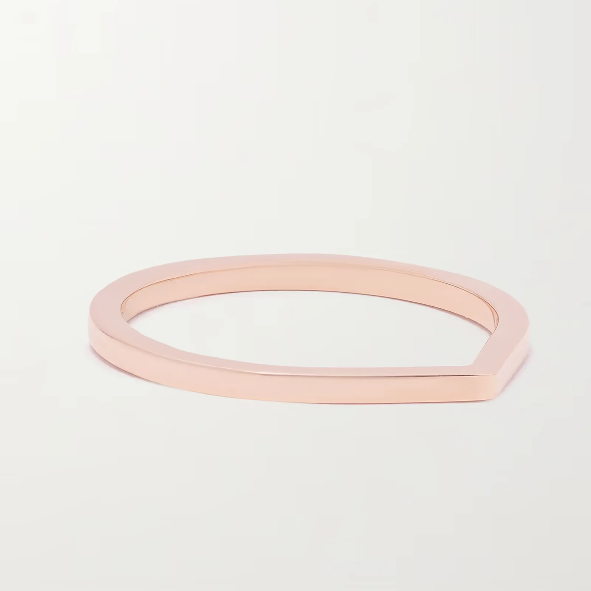 Обручальное кольцо из розового золота