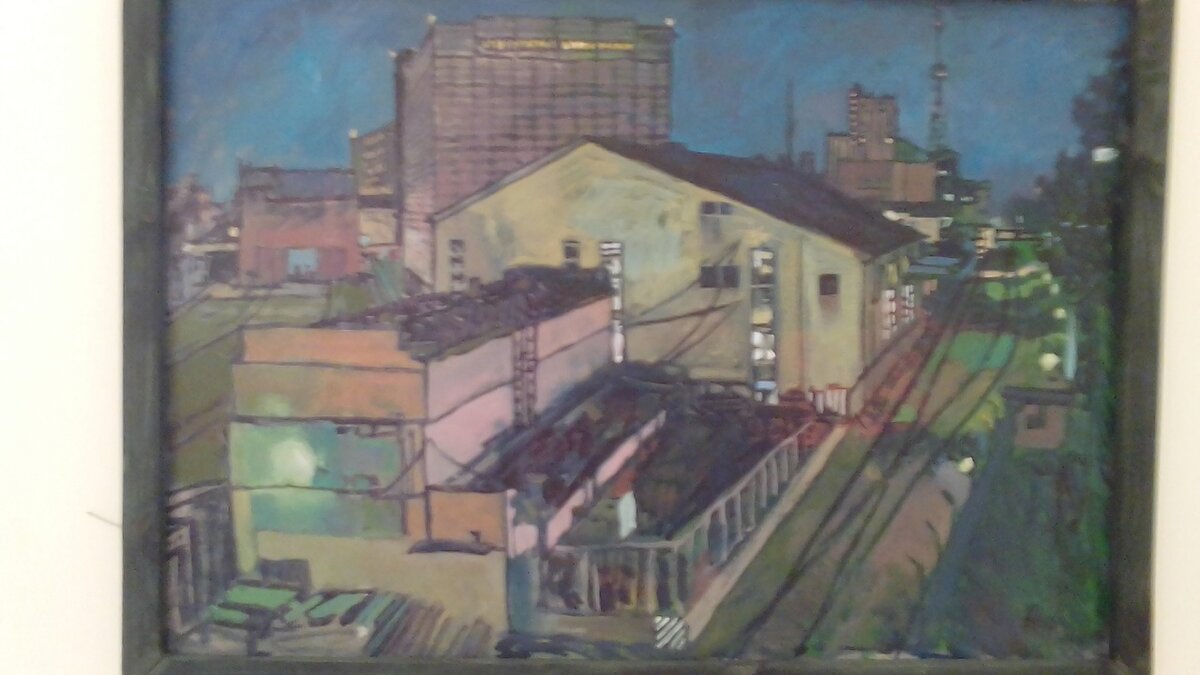 Мелькомбинат. Летний вечер