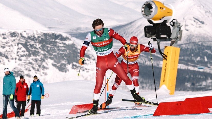     Российские лыжники Савелий Коростелёв и Александр Большунов РИА Новости ФЛГР
