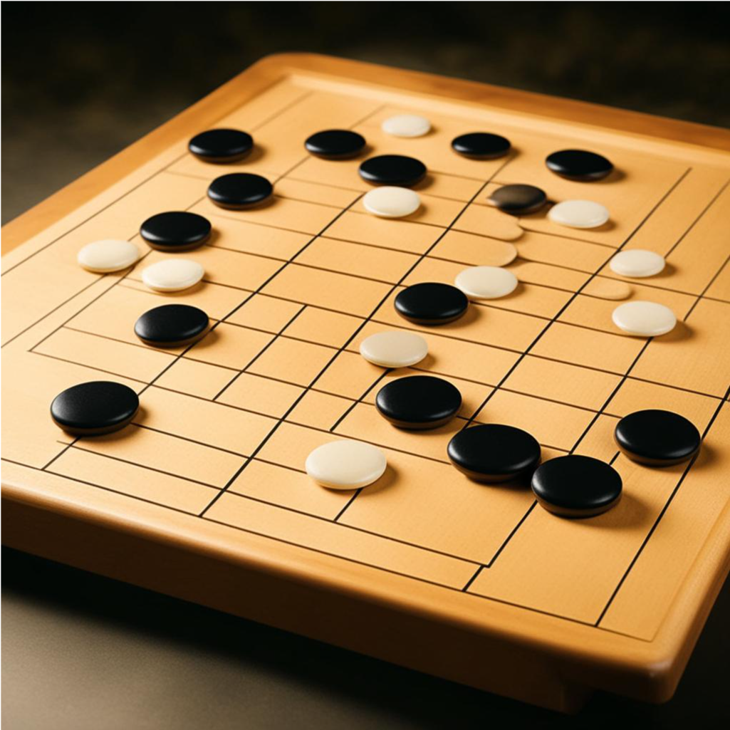 Традиционная доска для го.