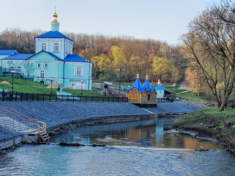 Река Тускарь и купель.