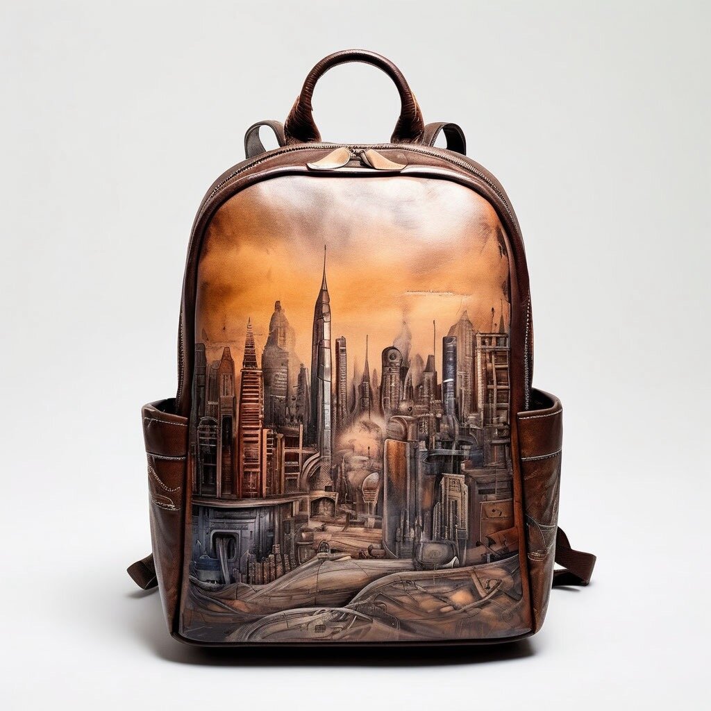 Рюкзаки разных моделей.