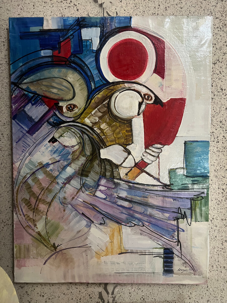 Галина Ленгник "Время" (масло, холст) 11.06.2022