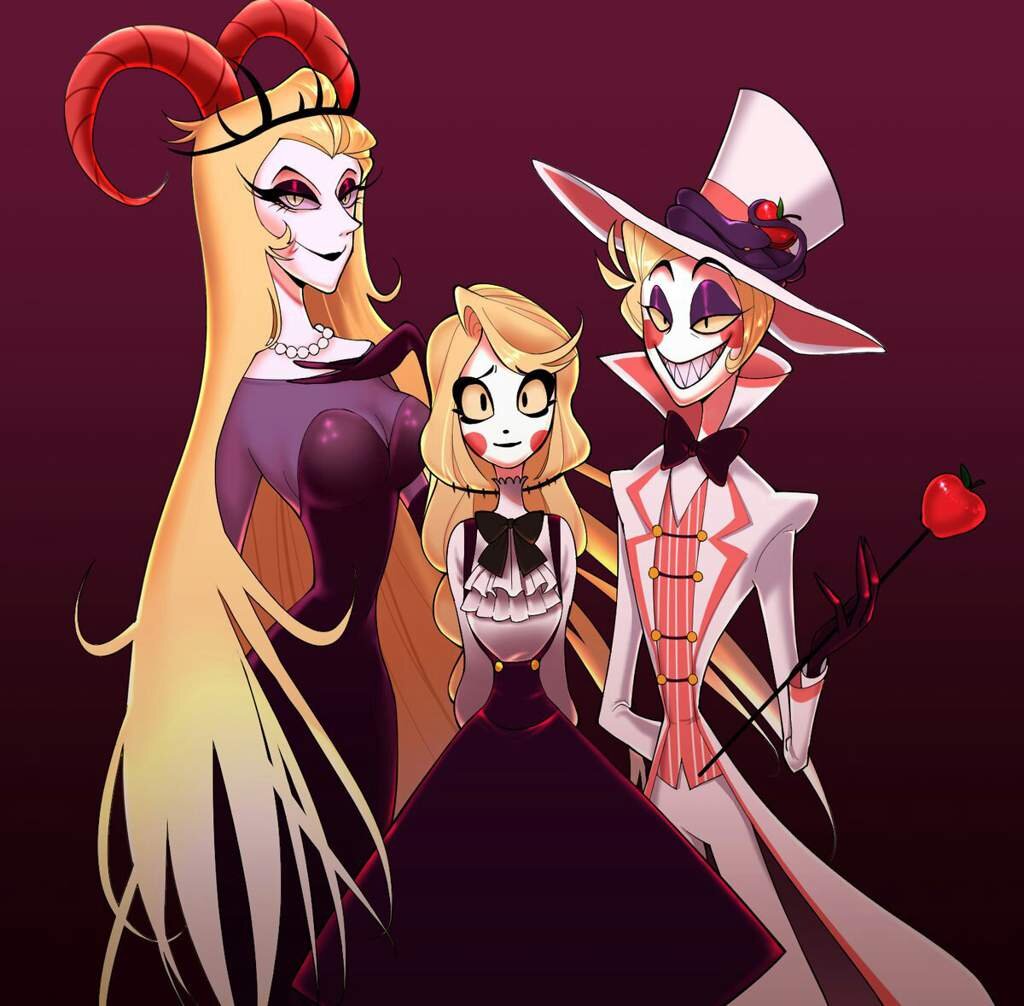 Царское семейство из мультсериала «Отель Хазбин» студии "A24"