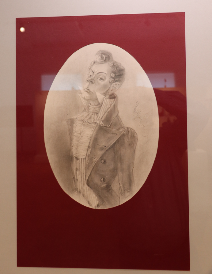 Хлестаков, работа Владимира Кузнецкого на выставке "Внешний смех и тайный плач" в РИАМЗ