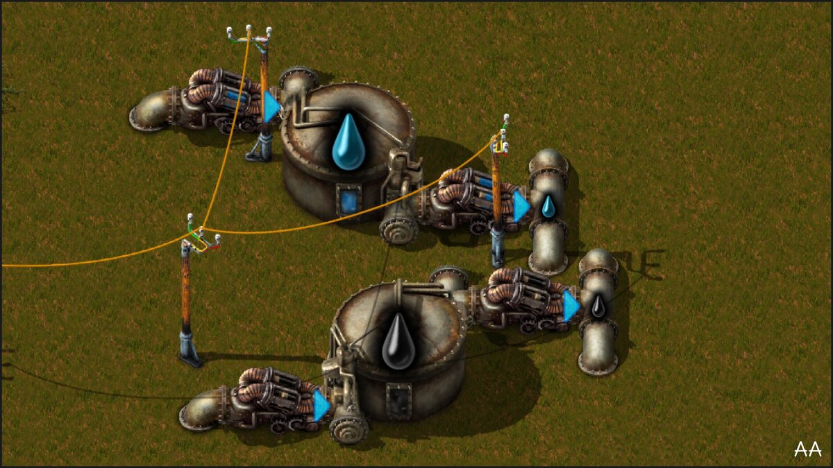 Пошагово строим нефтепереработку в Factorio. | Формат АА | Дзен