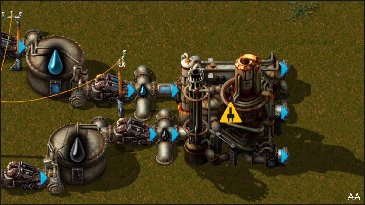 Пошагово строим нефтепереработку в Factorio. | Формат АА | Дзен