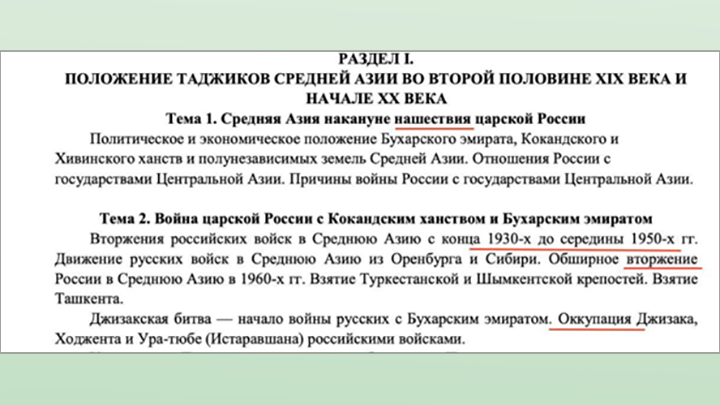 ТАДЖИКСКИМ ДЕТЯМ В РУССКОЙ ШКОЛЕ РАССКАЗЫВАЮТ О РУССКОЙ ОККУПАЦИИ. СКРИН С ТГ-КАНАЛА "МИГРАНТЫ – ВСЁ КАК ЕСТЬ"