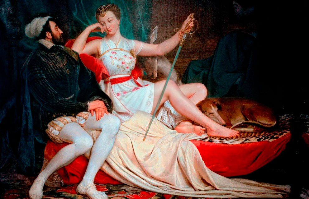 Пришлось немного "одеть" в статье Диану, так как есть опасение за цензуру на площадке. В комментариях прикреплю картину без цензуры