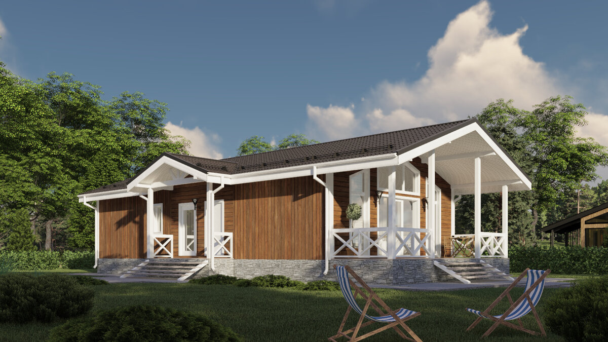 Архитектурные визуализации дома для Анны и Александра
