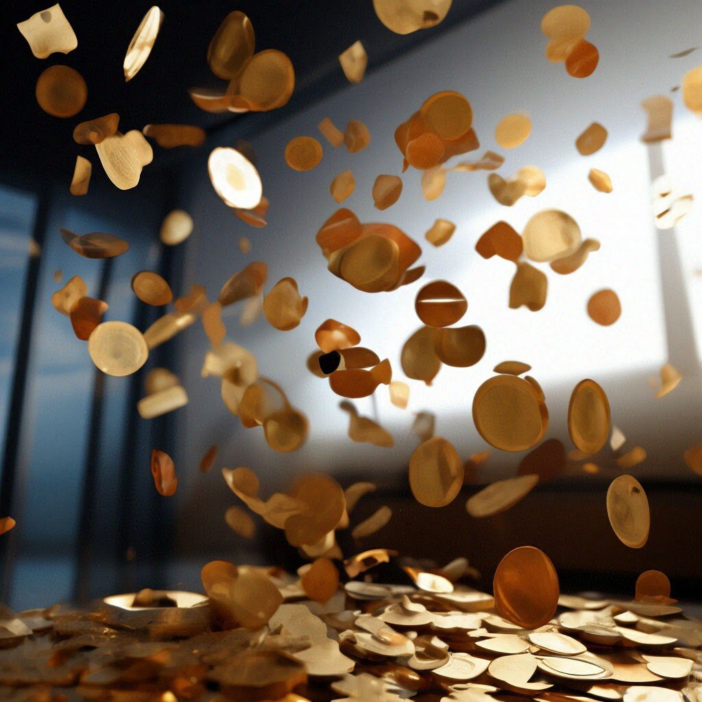 Рубли летят