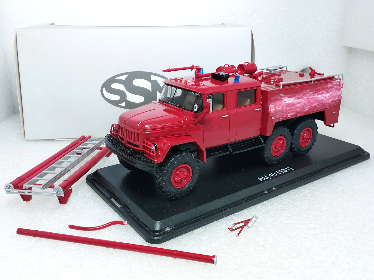 Рис. 1. Модель пожарного автомобиля ЗИЛ-131 (АЦ-40) от Start Scale Models до восстановления