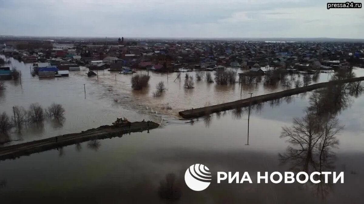 Прорыв дамбы в Орске