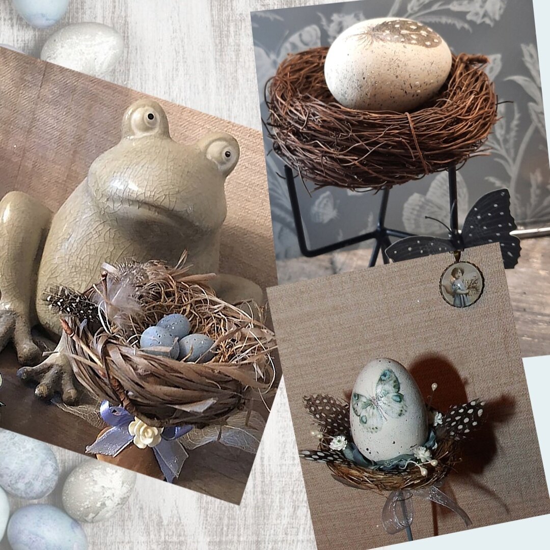 Декупаж по дереву. Третья картинка - украшение для кулича