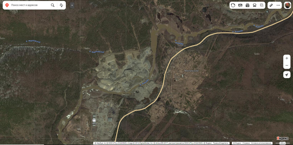 Галя-эфельные отвалы. Все они содержат золото. 