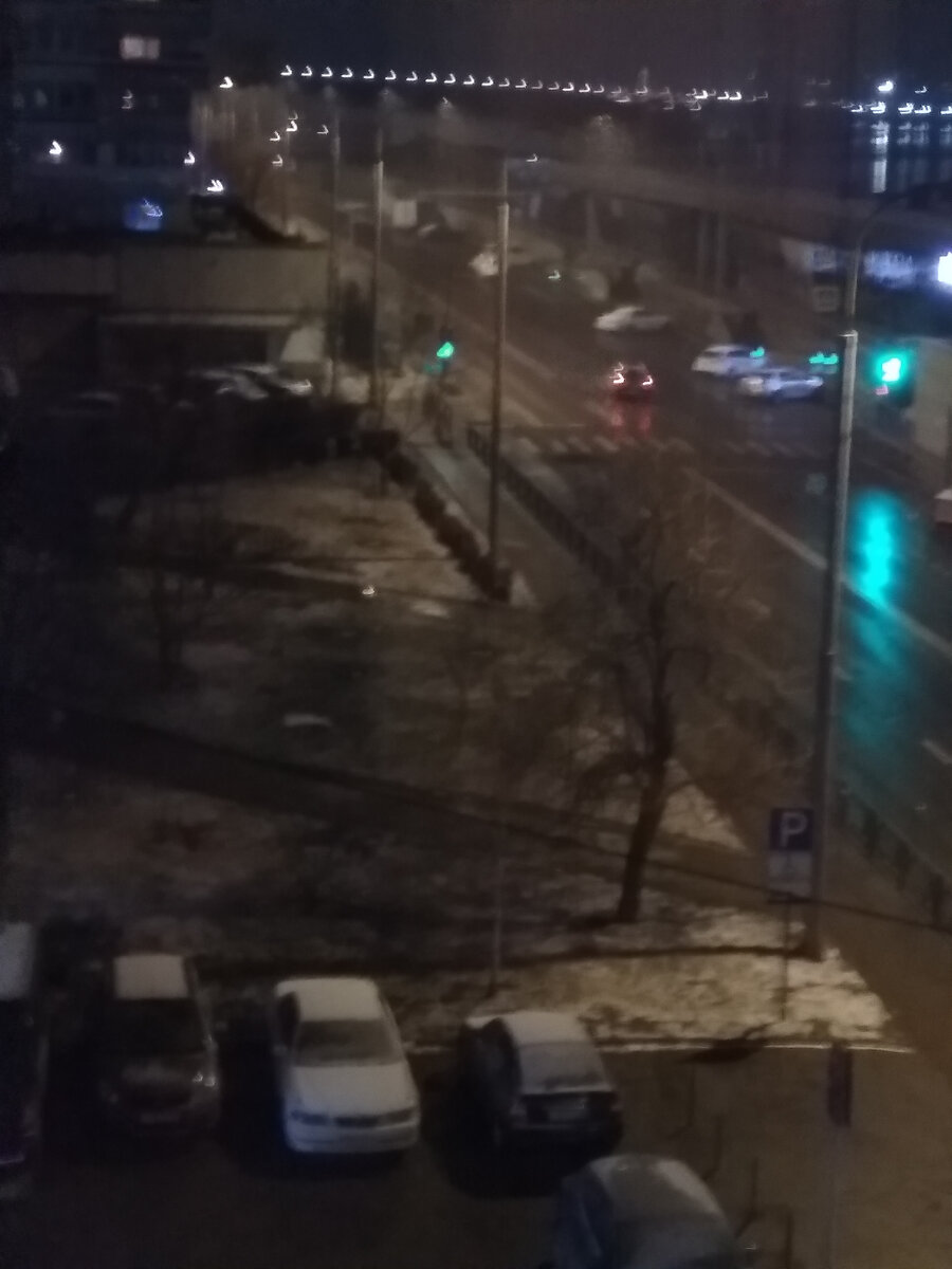 Фото автора. Прошлой ночью после +13