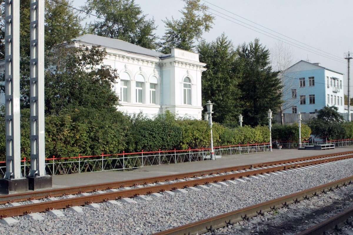Историческое здание станции Канатчиково Московской окружной железной дороги