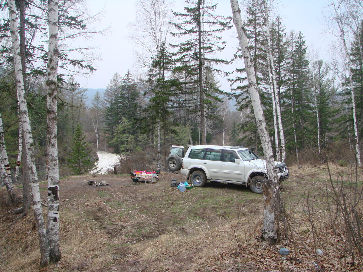 Кема. КАменная река. Стоянка "Березы". Приморье.