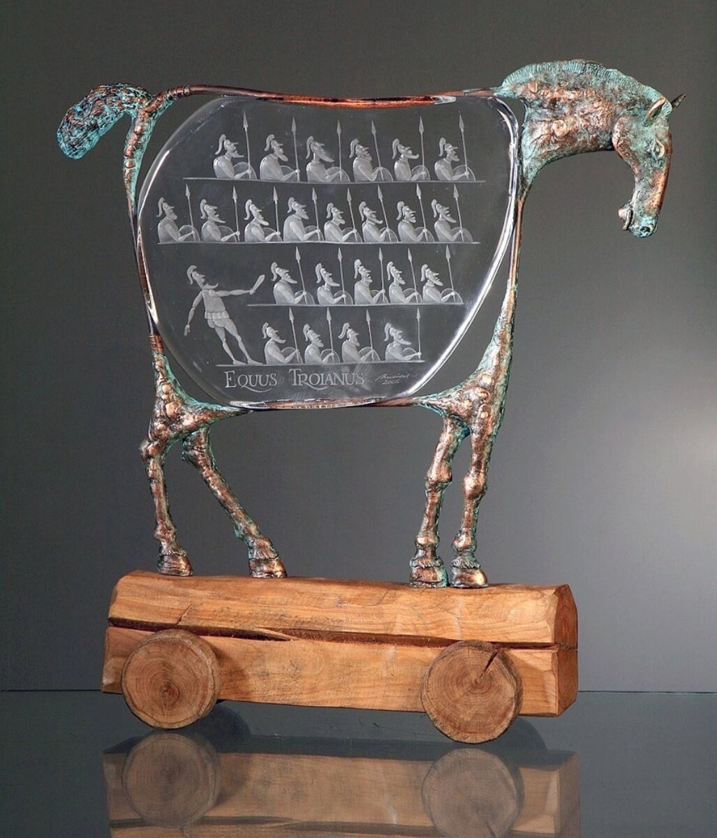 Троянский конь. Интерьерная композиция Далибора Неснидала