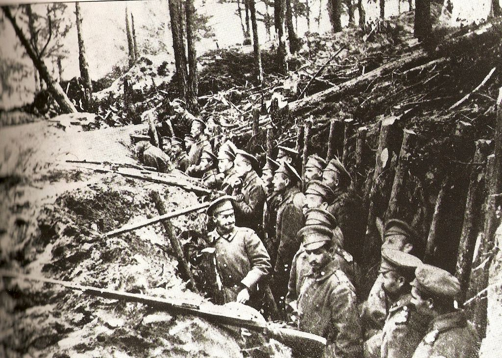 Позиции русской армии в Первой мировой войне. фото: wikipedia.org