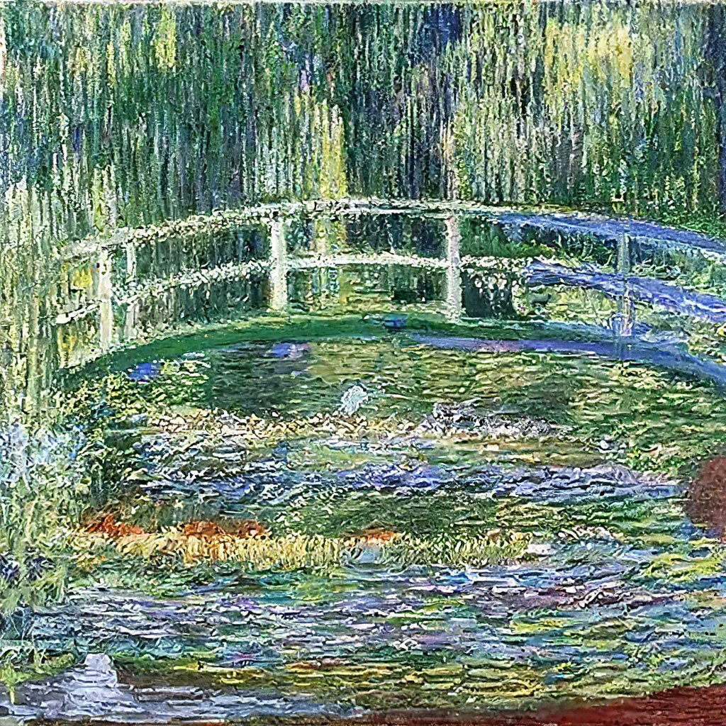 в стиле Моне