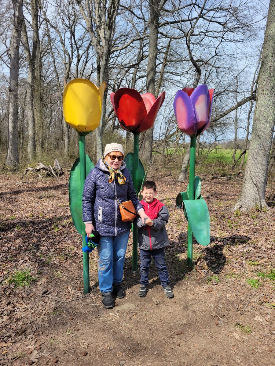Фадеева В.А. с внуком