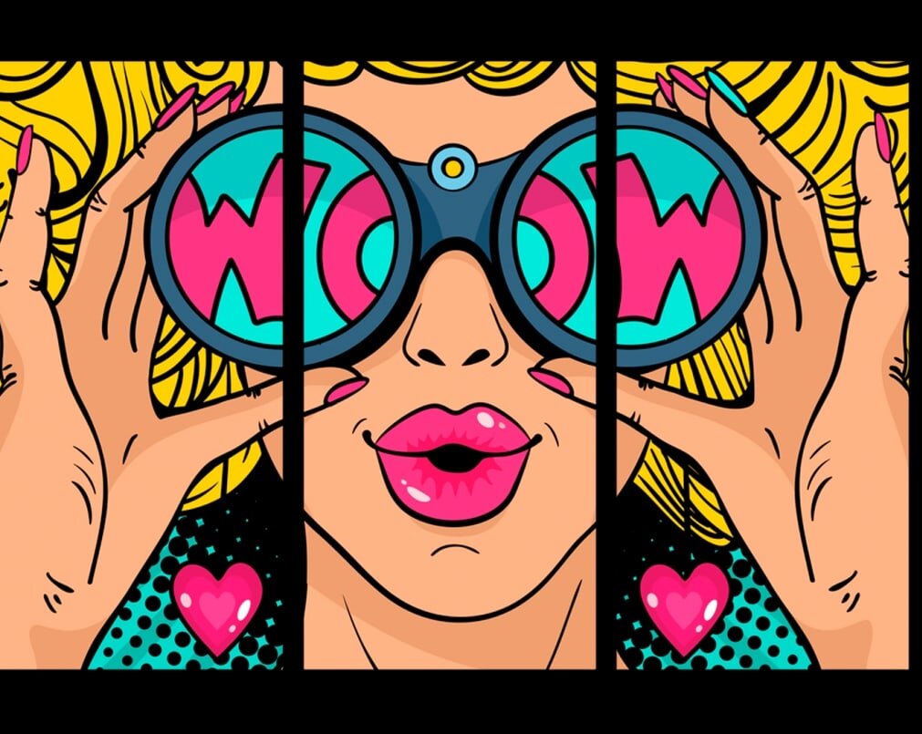 Поп арт картинка из интернета 