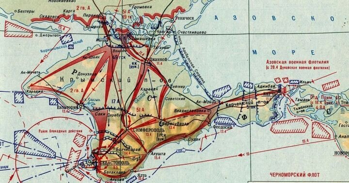 Крымская наступательная стратегическая операция. Источник: Википедия.