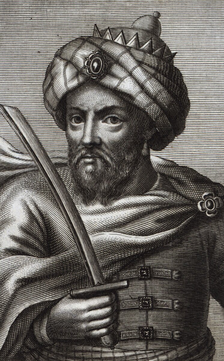 Иллюстрация Мулая Исмаила работы Жермена Муэтта, ок. 1683г