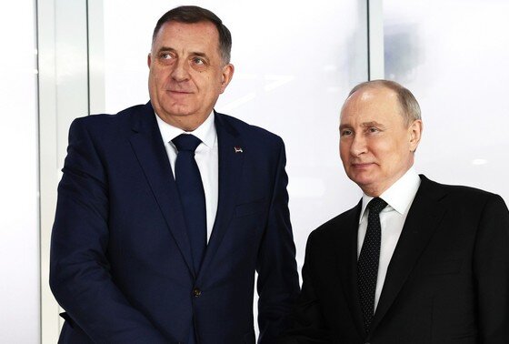    Милорад Додик и Владимир Путин