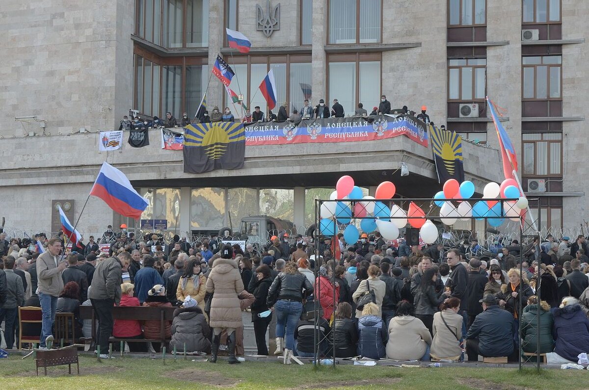    Протесты в Донецке (cc) Андрей Бутко