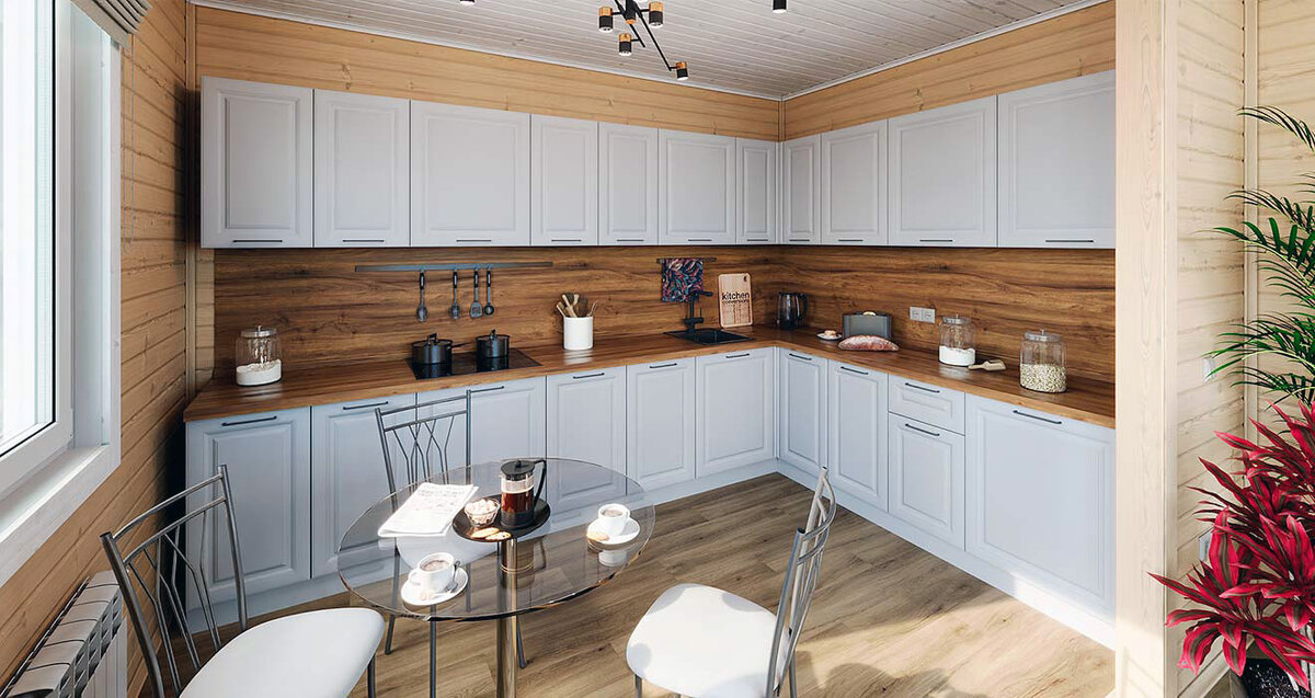 Пример меблировки кухни от компании «Теремъ»