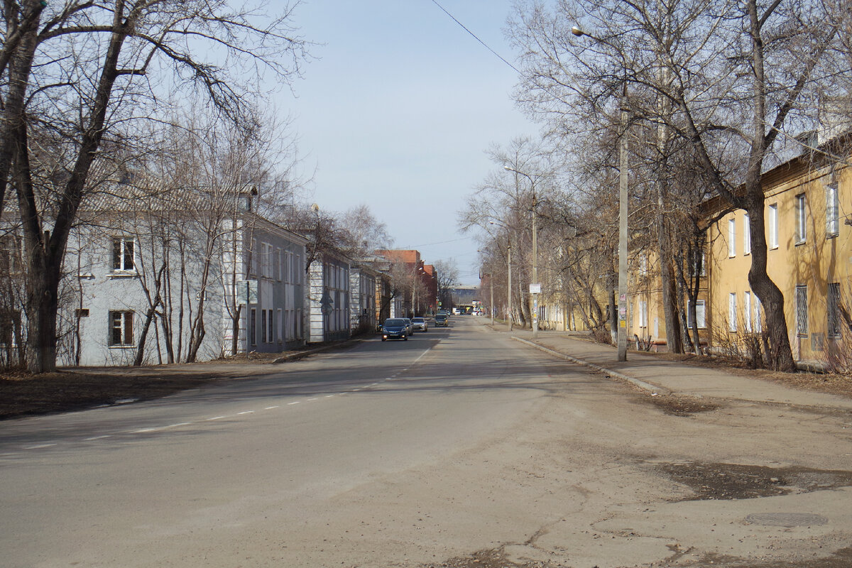 улица Донская в городе Иркутске
