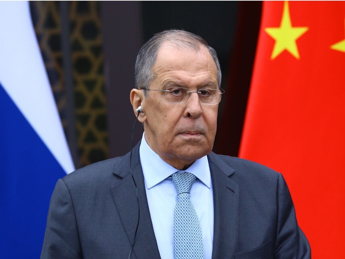    Министр иностранных дел РФ Сергей Лавров во время пресс-конференции после окончания встречи с министром иностранных дел КНР Ван И в Гуйлине© РИА Новости / Пресс-служба МИД РФ