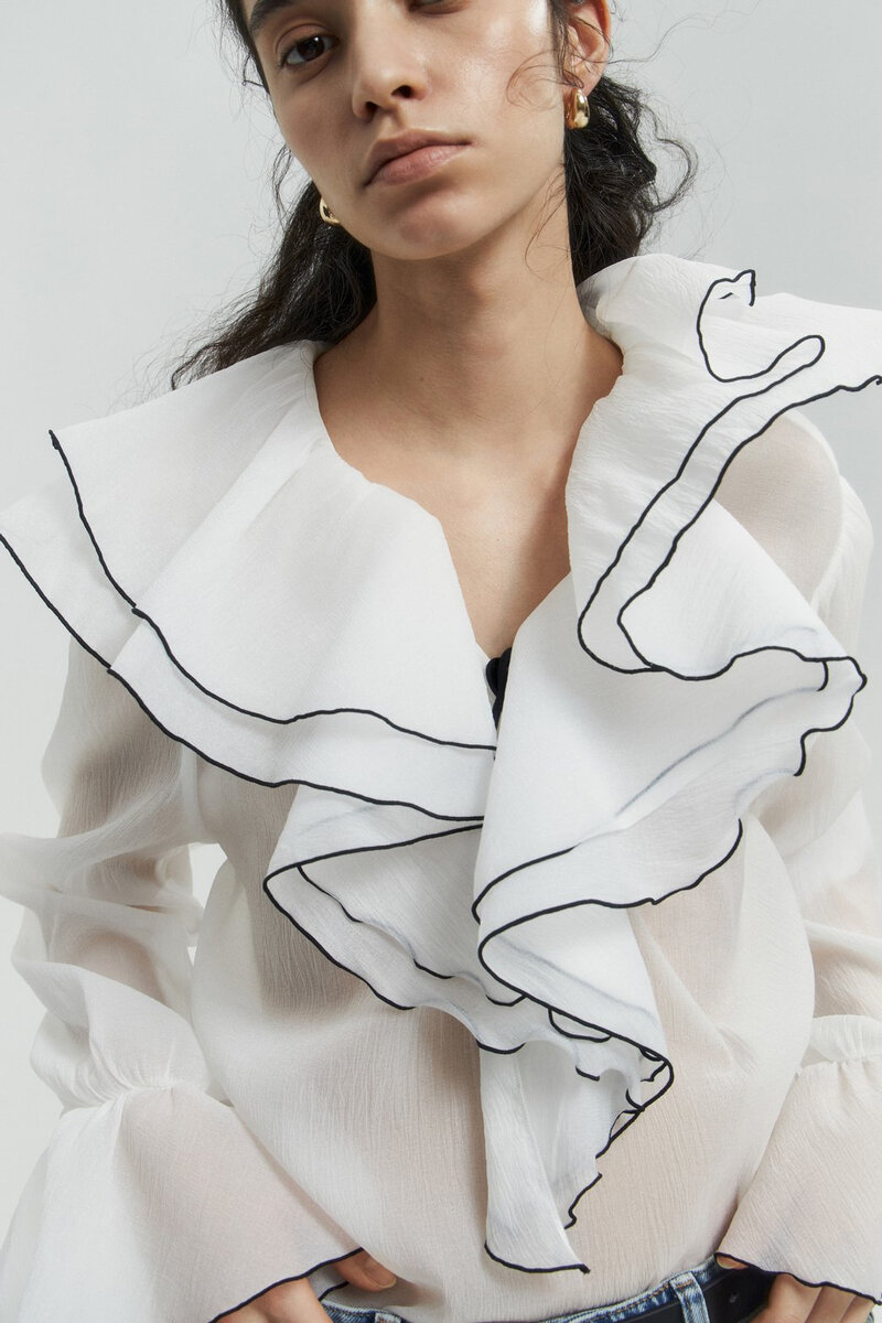  📷    Объект желания: блуза, как на показе Chloé осень-зима 2024 (фото 4)