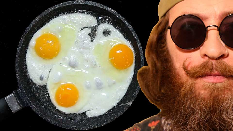 Яичница-глазунья! Рецепт в рамках рубрики "Кулинарный ЛикБез"(ликвидация кулинарной безграмотности). Как правильно пожарить яйца.