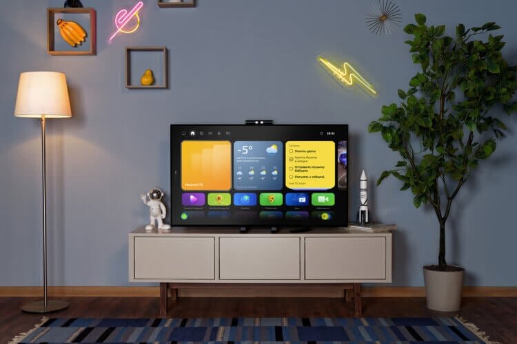    SberBox Top спокойно заменит будущую Apple TV с камерой. Фото: yabikupil.ru