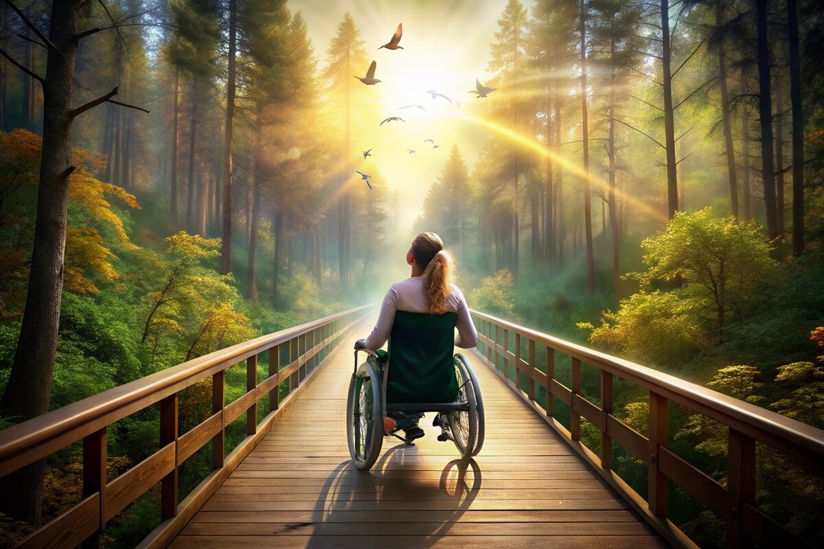 Жизнь в инвалидном кресле не повод оставаться дома