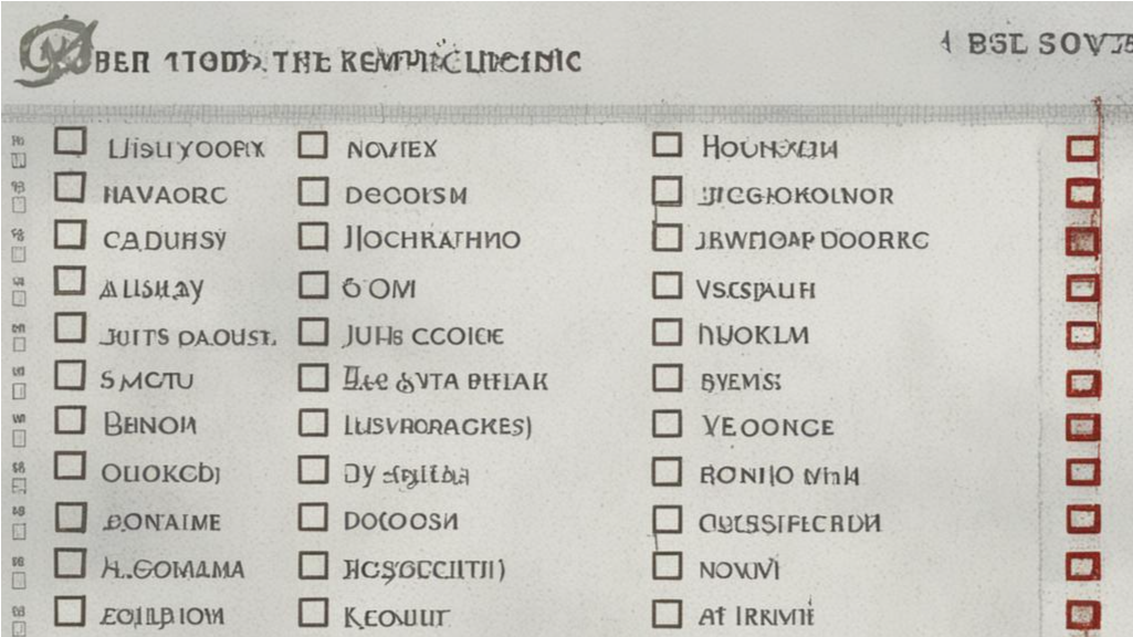 Чек-лист по проверке готовности и целесообразности внедрения в компании бизнес-модели по подписке (40 вопросов) - сгенерировано ИИ Кандинский