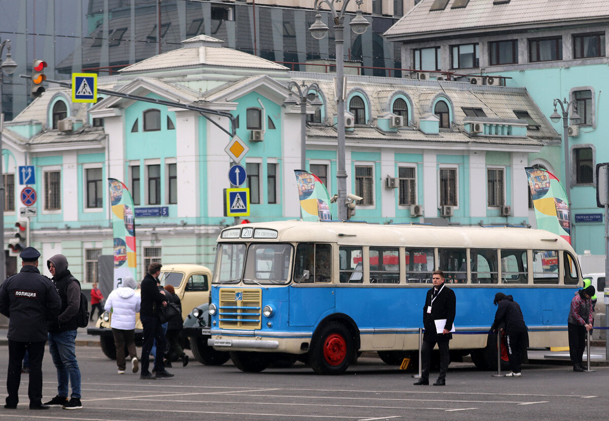 музей Московского транспорта выставил автобус ЗИЛ-158В (ЛиАЗ)
