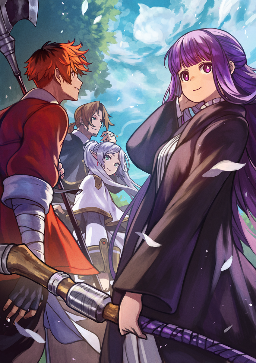 Новая команда: Старк, Зайн, Фрирен и Ферн. Источник: gelbooru.org.