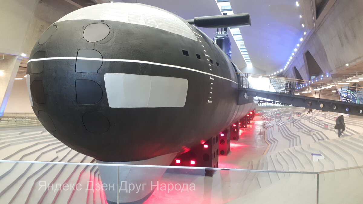 АПЛ К-3 "Ленинский Комсомол". Вид спереди. Фото автора