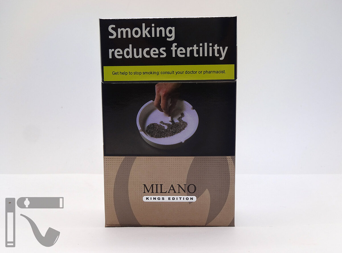 Сигареты Milano Gold King Edition. Фото: © канал "Уголок Курильщика"