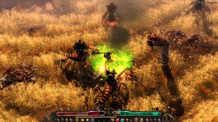    Grim Dawn, получившая высокие оценки критиков action/RPG, предлагает игрокам полностью погрузиться в роль Некроманта. Благодаря уникальной системе мастерств, вы можете создать могущественного повелителя мертвых, способного управлять целыми армиями нежити, сеять ужас среди врагов с помощью зловещих проклятий и черпать силы из самого Эфира.