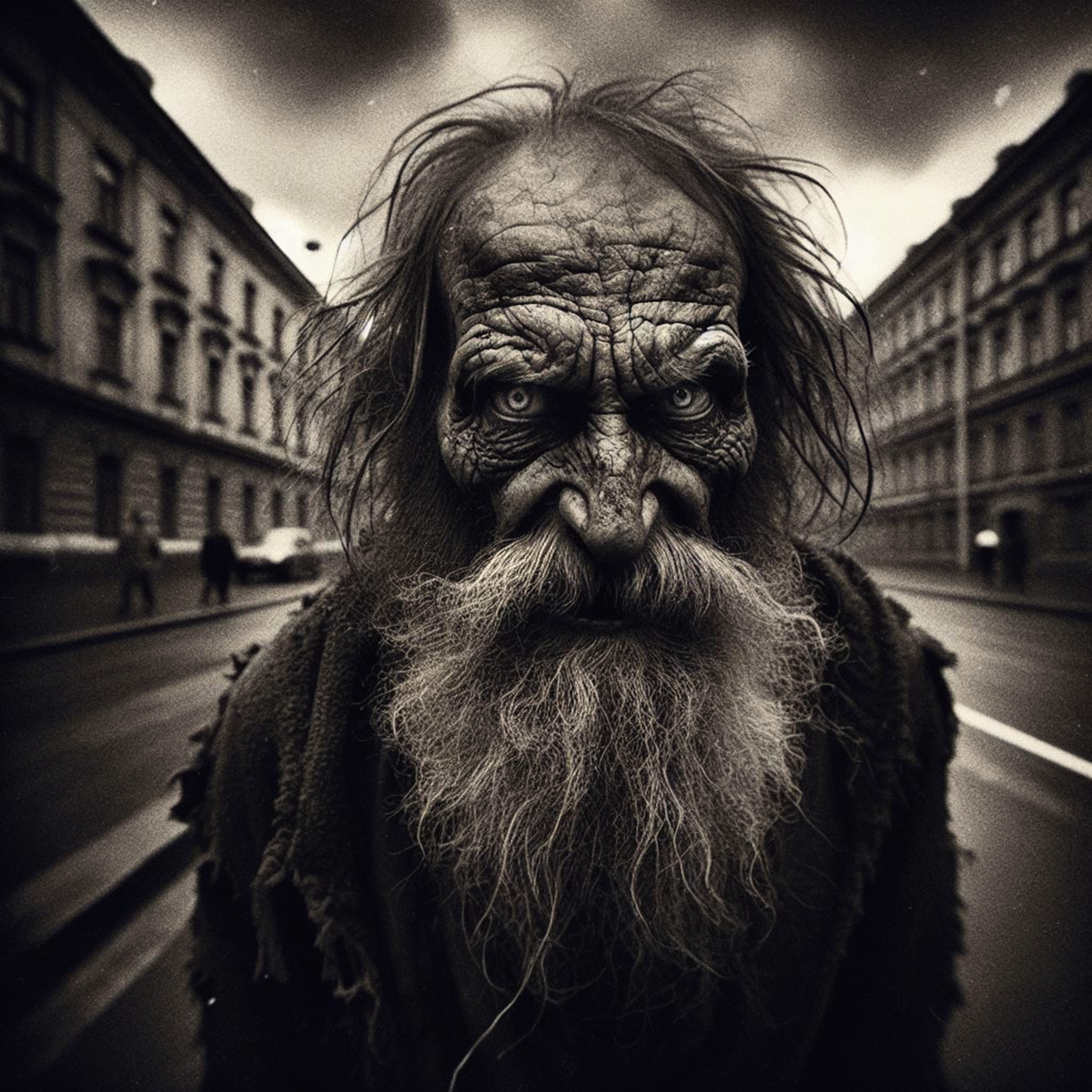 "Старый бродяга", автор: А.И. Генов