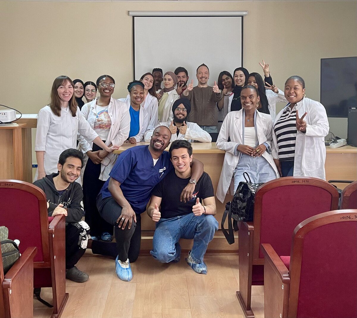 Со студентами РУДН